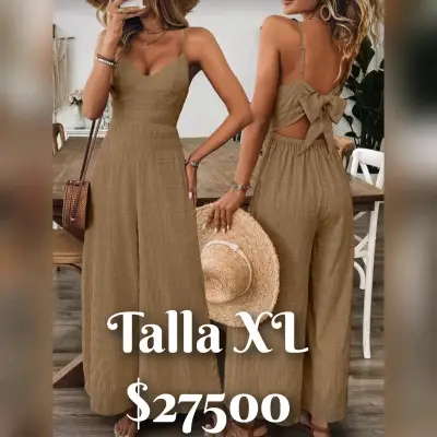 Jumpsuit de Mujer con Lazo en Espalda Talla XL - miniatura 1