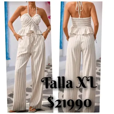 Jumpsuit de Mujer con Lazo en Espalda Talla XL - miniatura 3