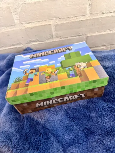Zapatillas negras Minecraft para niños - miniatura 1