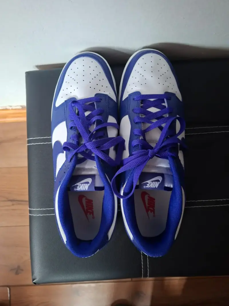 Nike Dunk Low Originales Azul y Blanco US 11/CM29 - 3