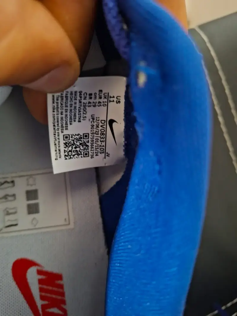 Nike Dunk Low Originales Azul y Blanco US 11/CM29 - 4