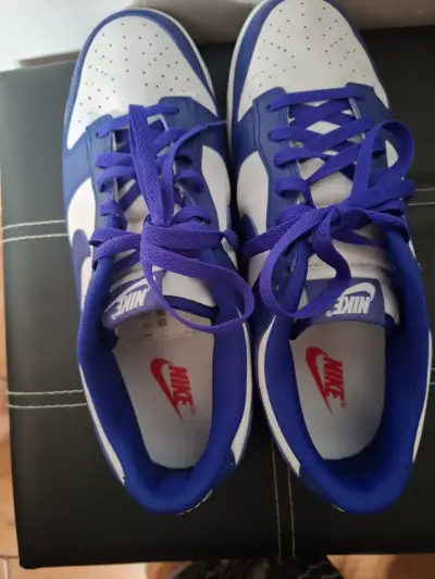 Nike Dunk Low Originales  Azul y Blanco US 11/CM29 - miniatura 5