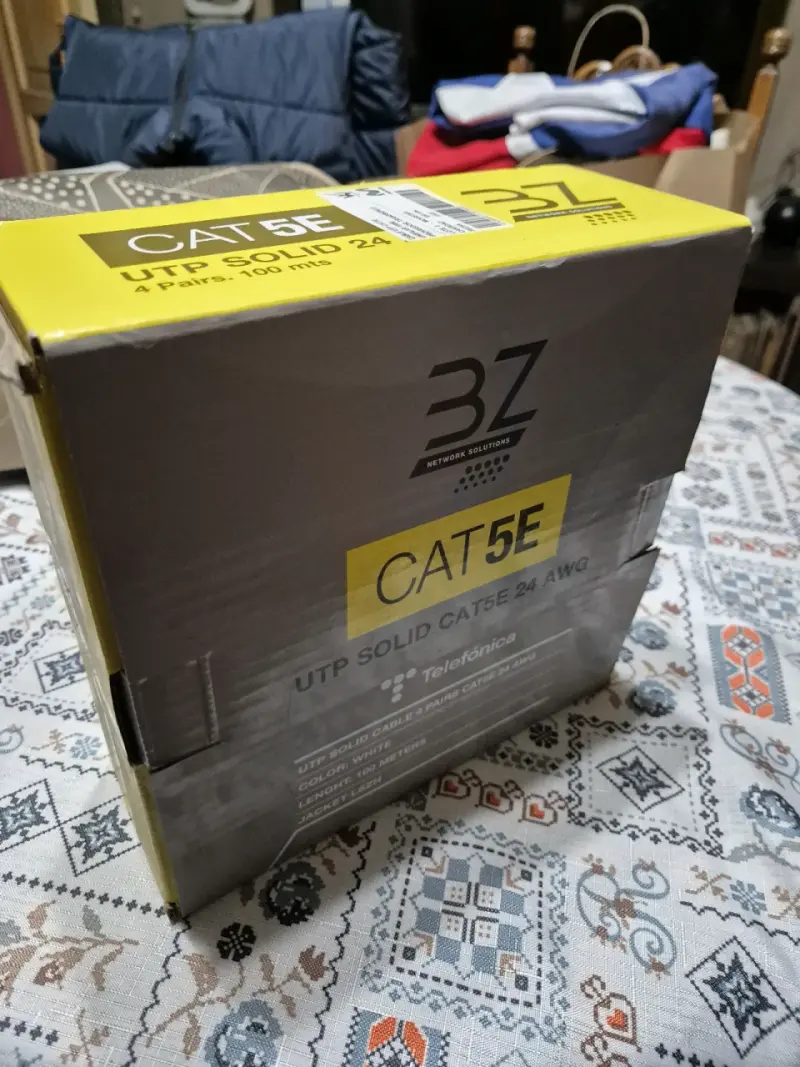 Cable UTP CAT5e 3Z Network 100 Metros 24AWG LSZH - 2