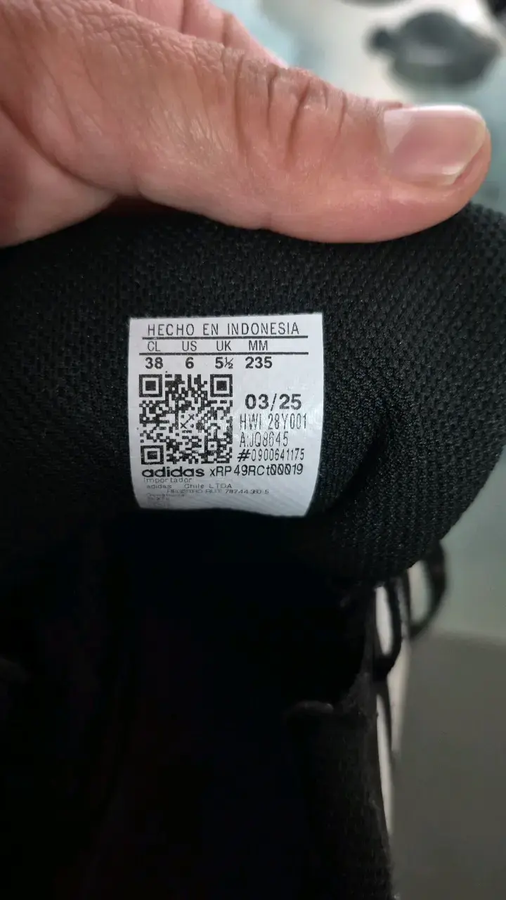 Zapatillas deportivas negras Adidas talla 38 - 3