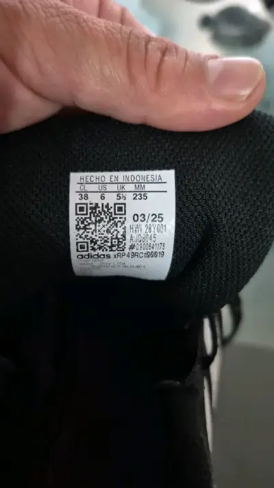Zapatillas deportivas negras Adidas talla 38 - miniatura 3