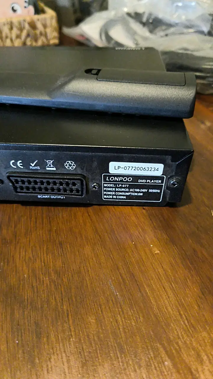 Reproductor de DVD Lonpoo con control remoto - 2