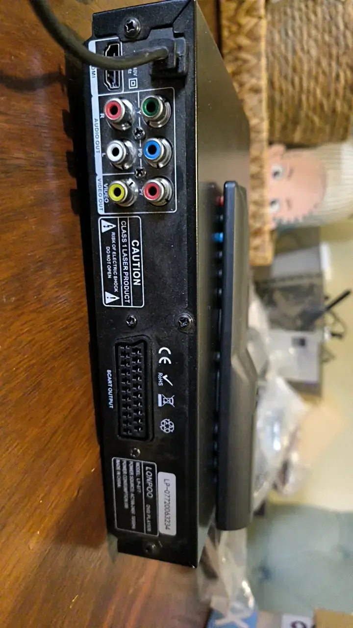 Reproductor de DVD Lonpoo con control remoto - 3
