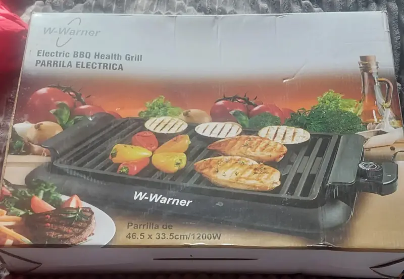 Parrilla Eléctrica W-Warner 1200W