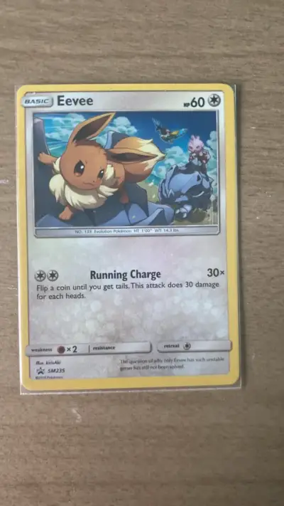 Carta Pokémon Eevee SM235 edición especial - miniatura 1