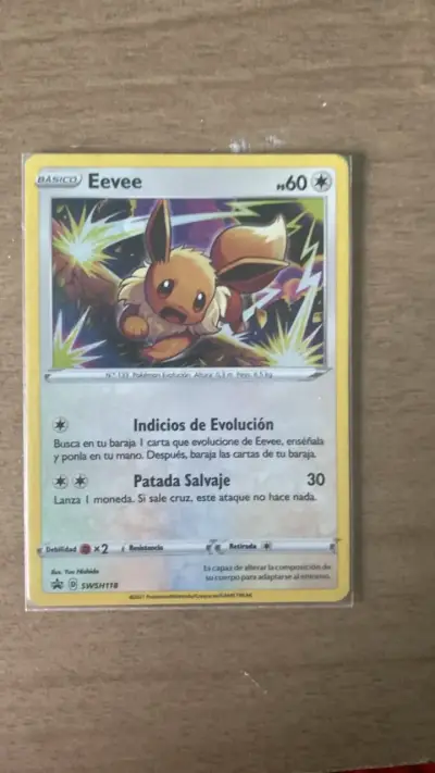 Carta Pokémon Eevee Básica SWSH118 - miniatura 1