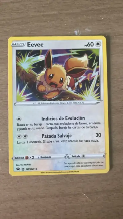 Carta Pokémon Eevee Básica SWSH118 - miniatura 3
