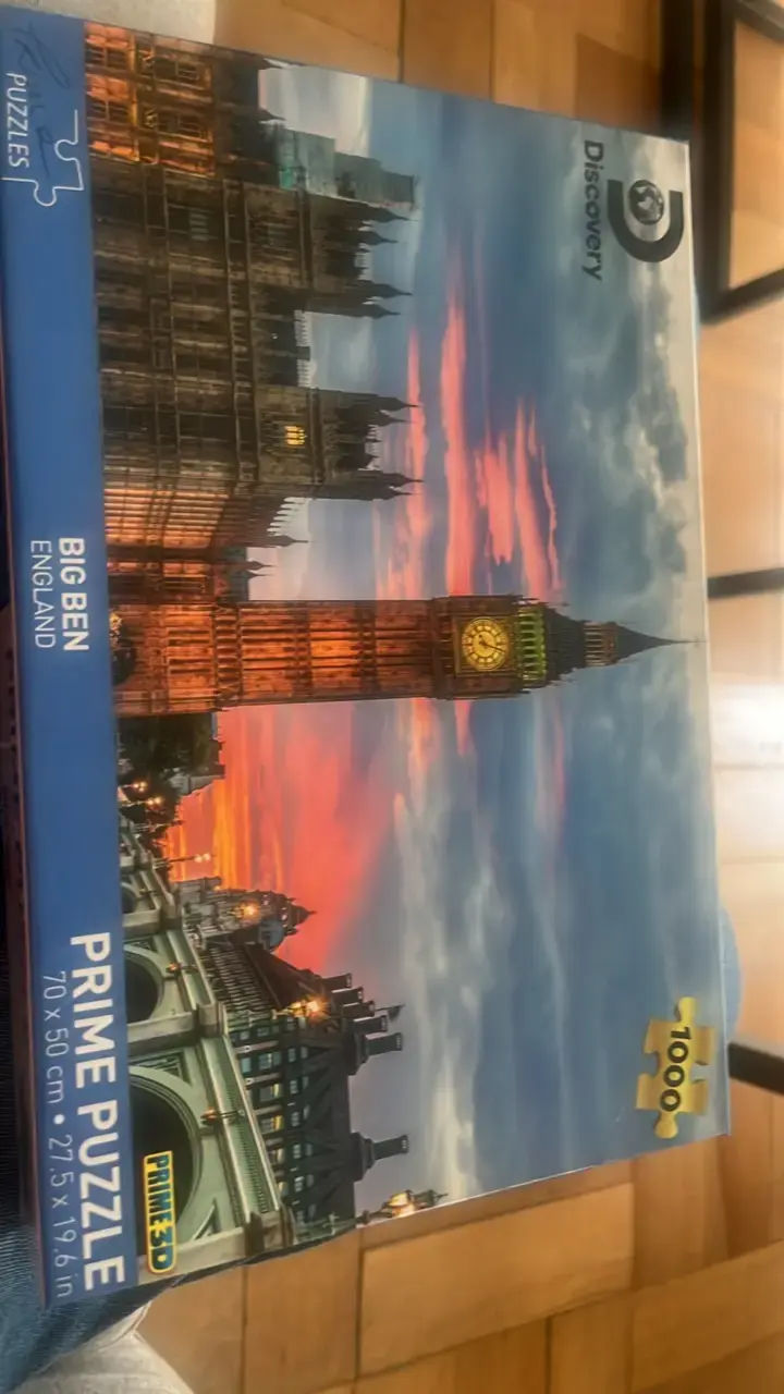 Rompecabezas 3D Big Ben 1000 piezas
