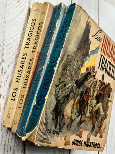 4 tomos 'Los Húsares Trágicos' de Jorge Inostrosa - miniatura 2