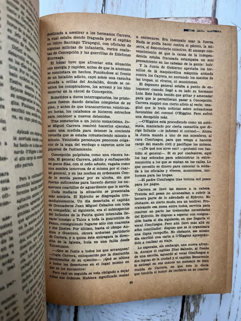 4 tomos 'Los Húsares Trágicos' de Jorge Inostrosa - 4