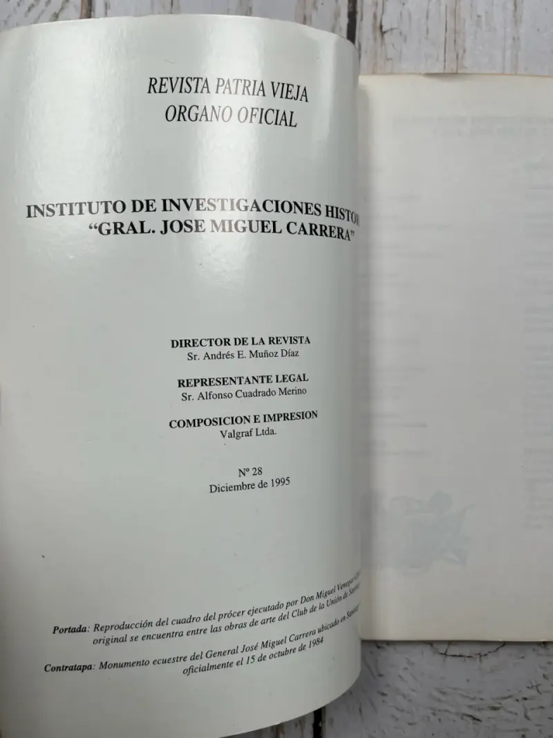 Revista Patria Vieja Dic. 1995 Edición Históri - 3