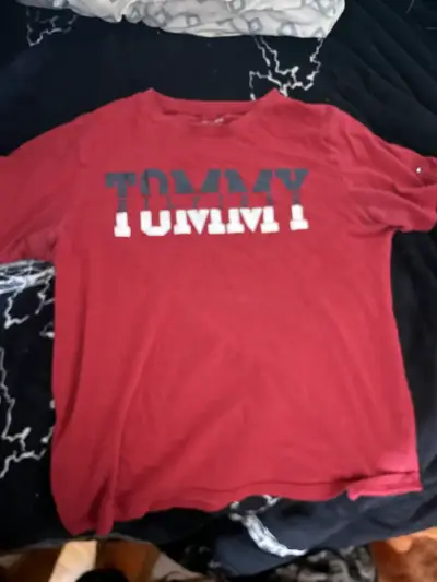 Polera roja Tommy Hilfiger para hombre - miniatura 1