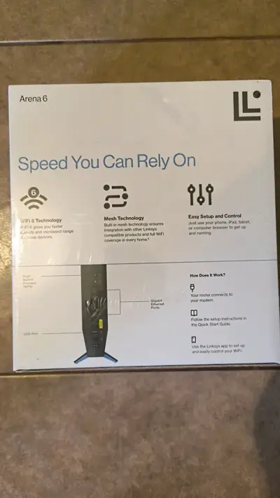 Router Mesh Linksys Arena 6 WiFi 6 - miniatura 2