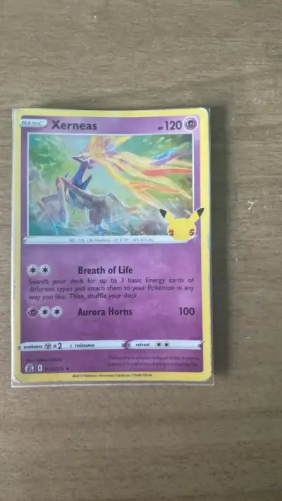 Carta Pokémon Xerneas Celebrations 012/025 - miniatura 1