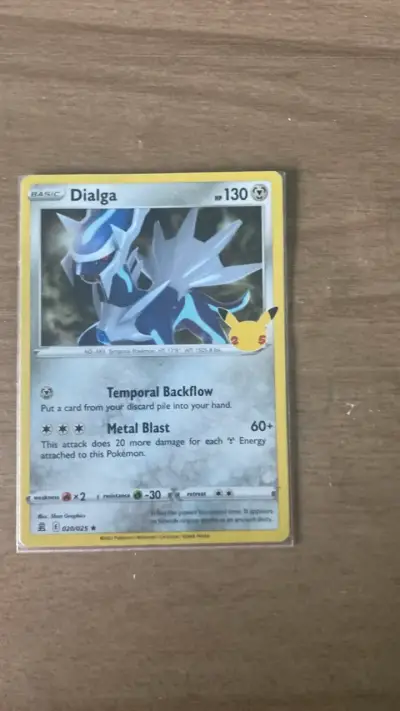 Carta Pokémon Dialga 020/025 Celebrations - miniatura 1