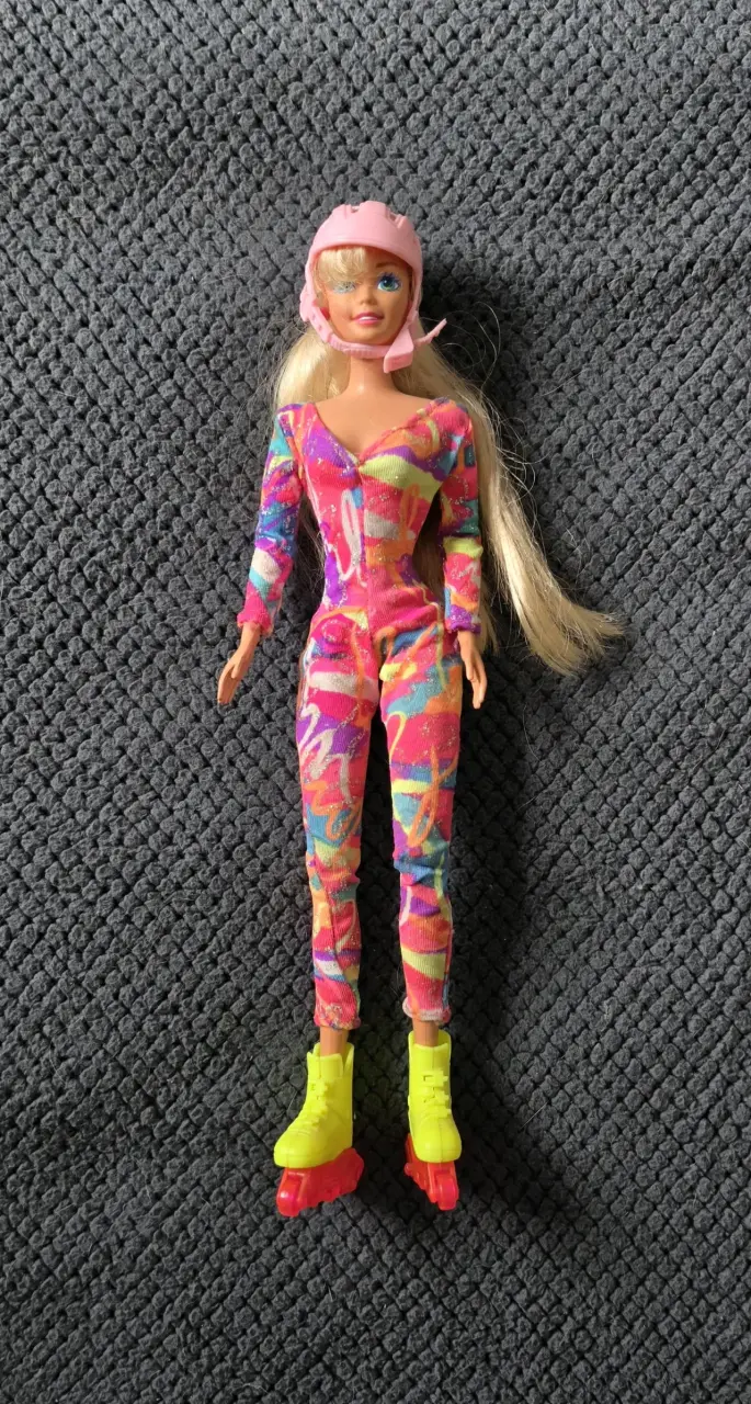 Muñeca Barbie Patinadora (Hot Skatin) - 1