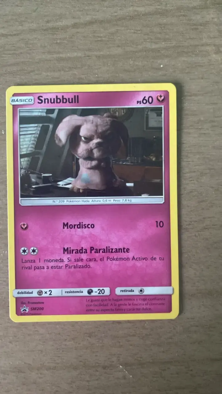 Carta Pokémon Snubbull Básica - 3