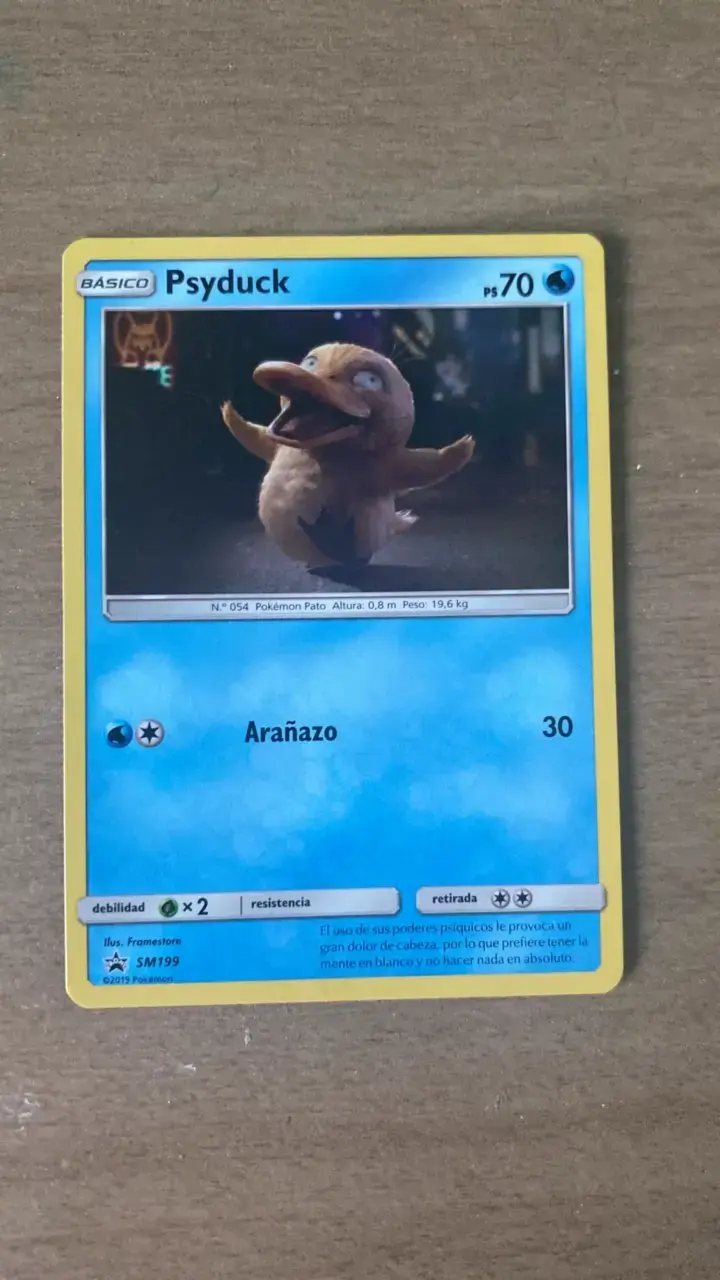 Carta Pokémon Psyduck Básica SM199 - 3