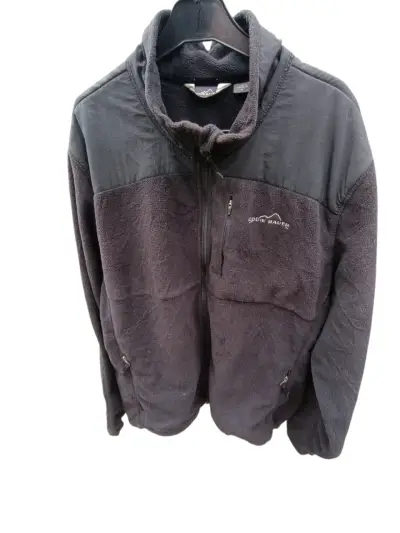 Chaqueta polar negra Eddie Bauer Talla XL - miniatura 1