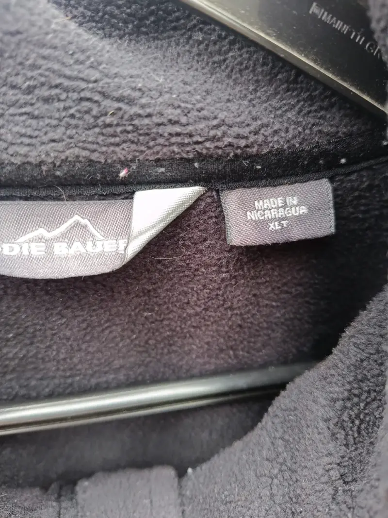Chaqueta polar negra Eddie Bauer Talla XL - 3
