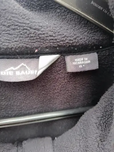 Chaqueta polar negra Eddie Bauer Talla XL - miniatura 3