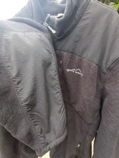 Chaqueta polar negra Eddie Bauer Talla XL - miniatura 4