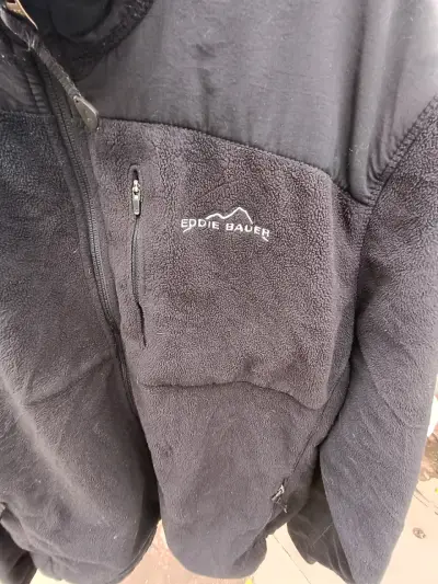 Chaqueta polar negra Eddie Bauer Talla XL - miniatura 6
