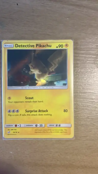 Carta Pokémon Detective Pikachu edición especial - miniatura 1