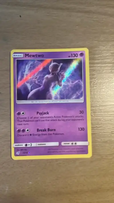 Carta Pokémon Mewtwo edición especial - miniatura 3