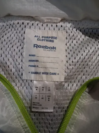 cortaviento blanca Reebok - miniatura 2
