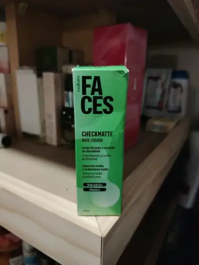 Base Líquida Natura Faces Checkmatte 25ml - miniatura 1
