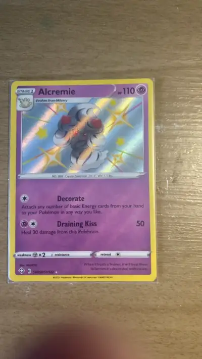 Carta Pokémon Alcremie Holográfica - miniatura 1