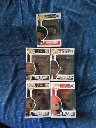 Set de figuras Funko Pop de raperos icónicos - miniatura 2