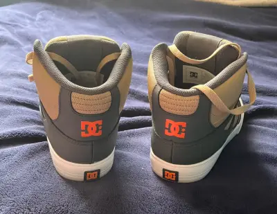 Zapatillas altas DC Shoes beige y gris - miniatura 3