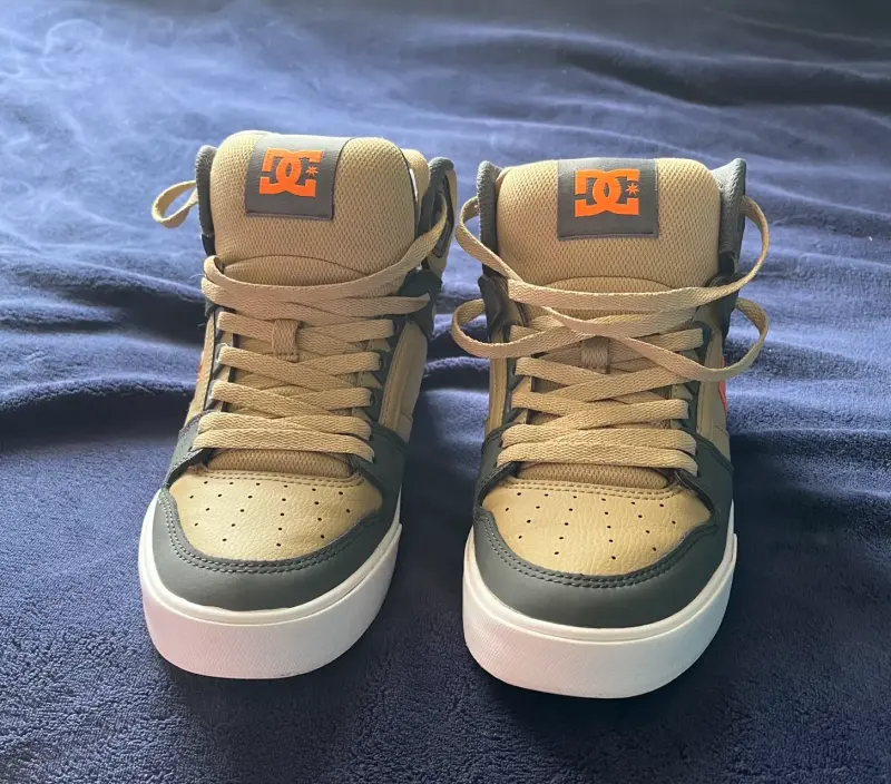 Zapatillas altas DC Shoes beige y gris - 4