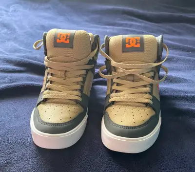 Zapatillas altas DC Shoes beige y gris - miniatura 4