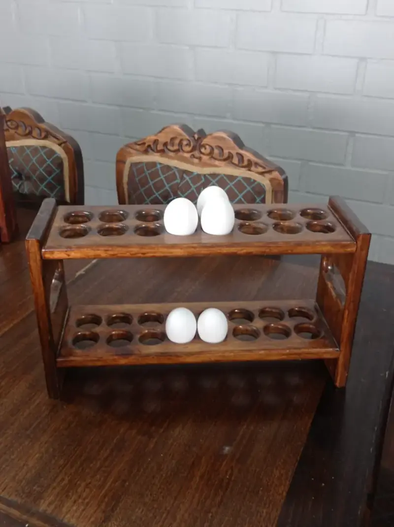 Huevera de madera - 3