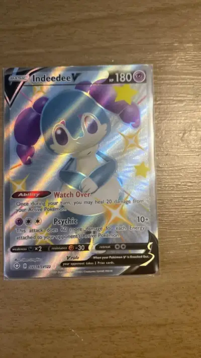 Carta Pokémon Indeede V Holográfica - miniatura 1