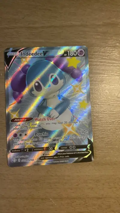 Carta Pokémon Indeede V Holográfica - miniatura 3