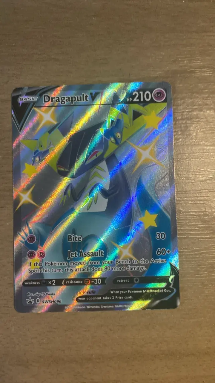 Carta Pokémon Dragapult V holográfica - 3