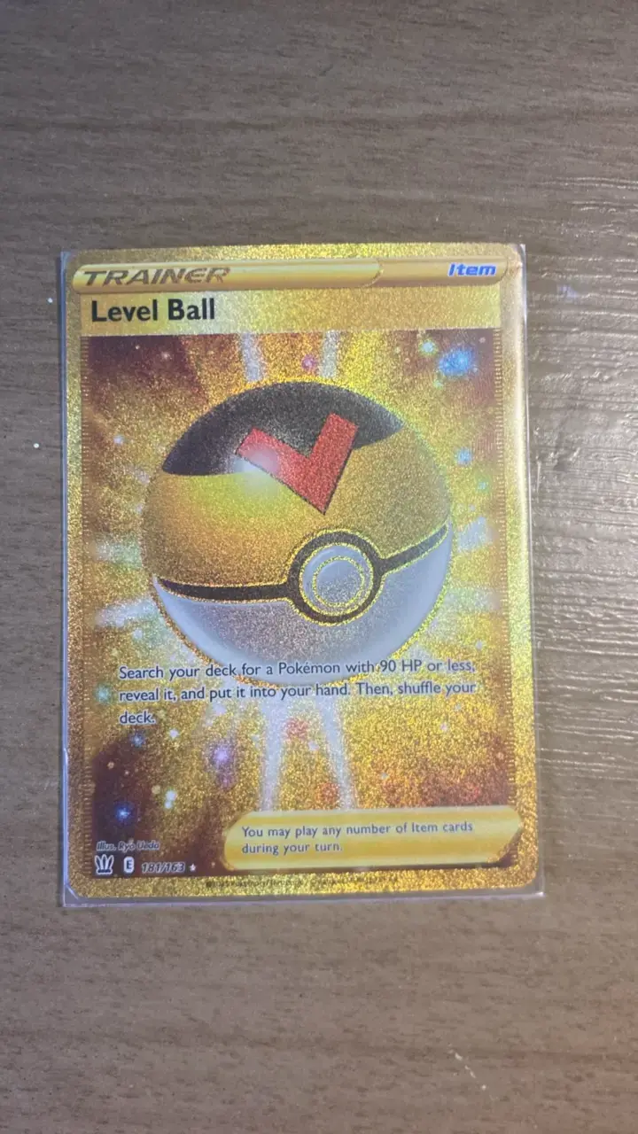 Carta Pokémon Level Ball holográfica - 1