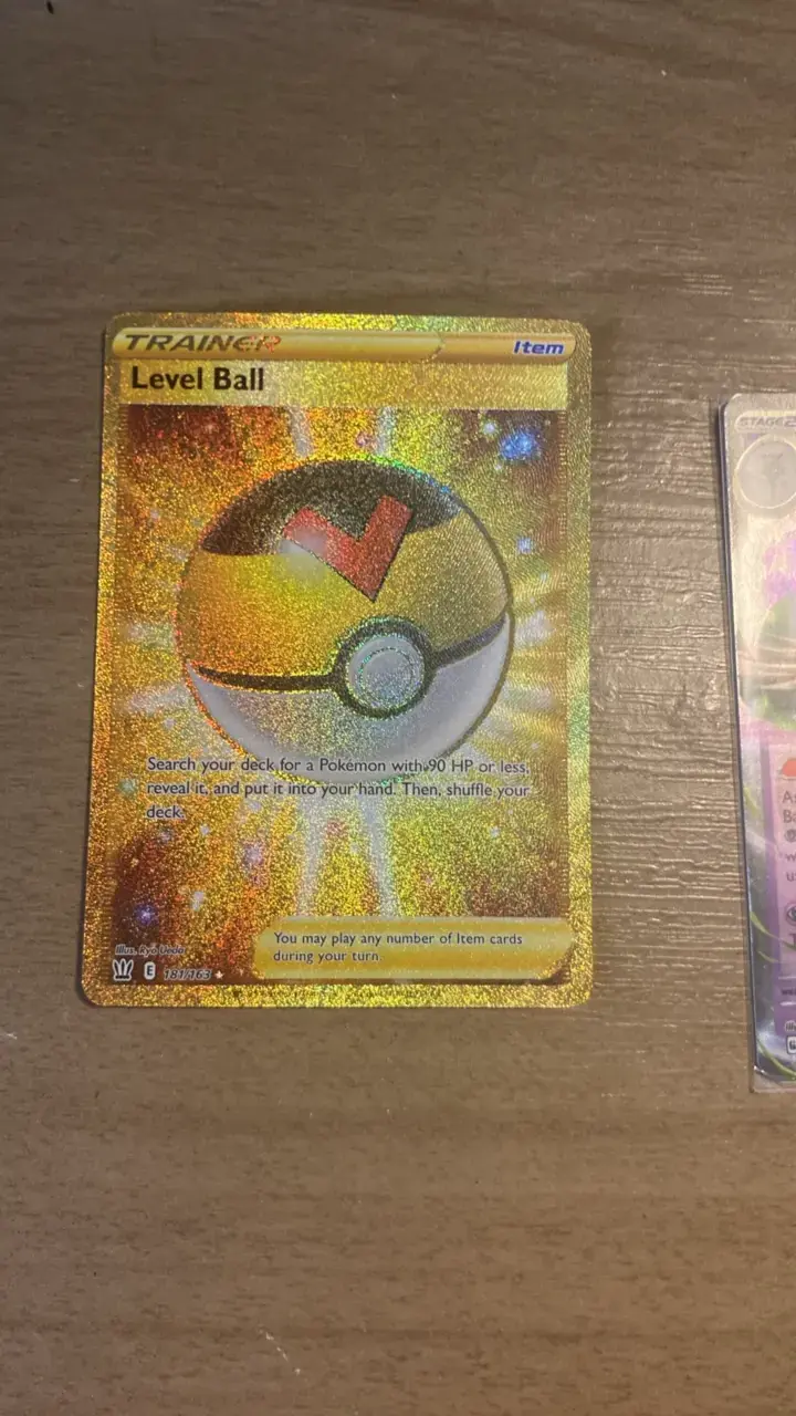 Carta Pokémon Level Ball holográfica - 3