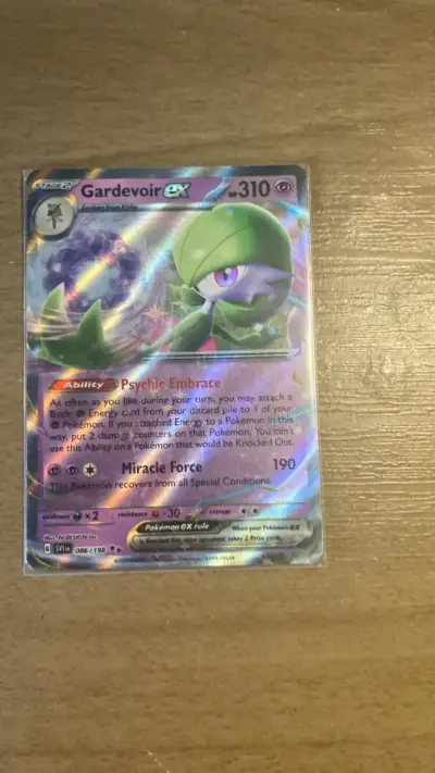 Carta Pokémon Gardevoir EX holográfica - miniatura 1