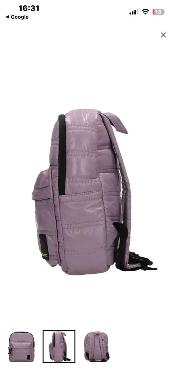 Mochila acolchada morada Bubba - 2