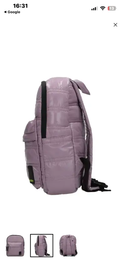 Mochila acolchada morada Bubba - miniatura 2