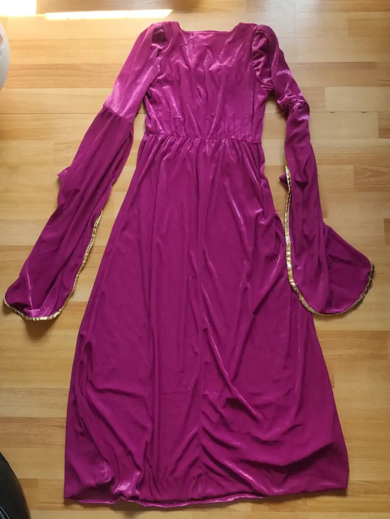 Disfraz de princesa medieval, Julieta, Talla S/XS - 4